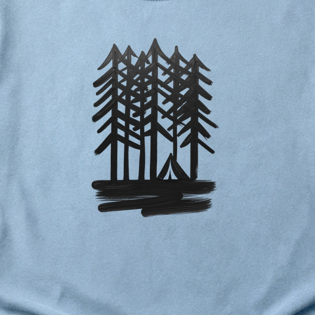Tall Tree Painting Cotton T-Shirt