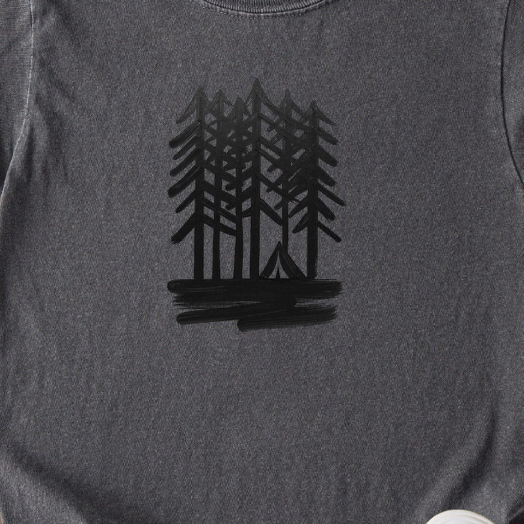 Tall Tree Painting Kids Cotton T-Shirt