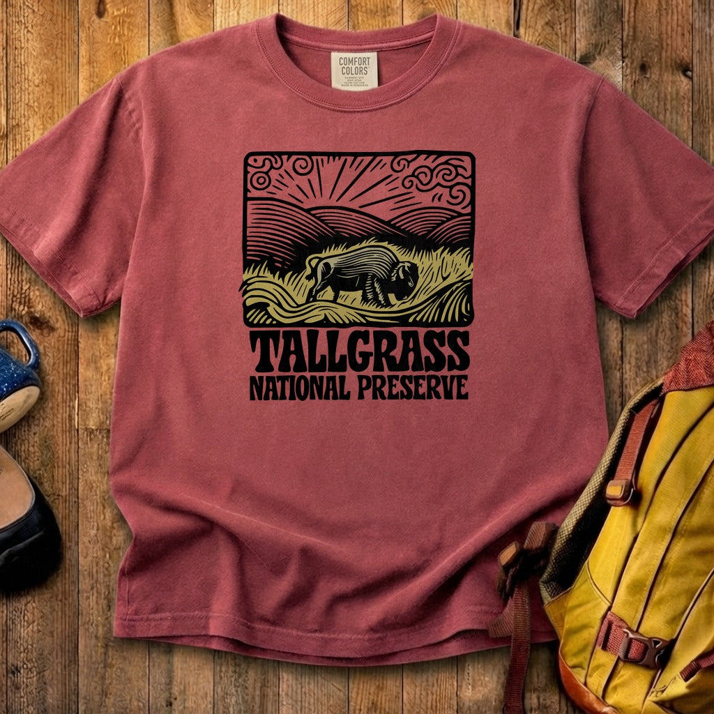 Tallgrass National Preserve Cotton T-Shirt