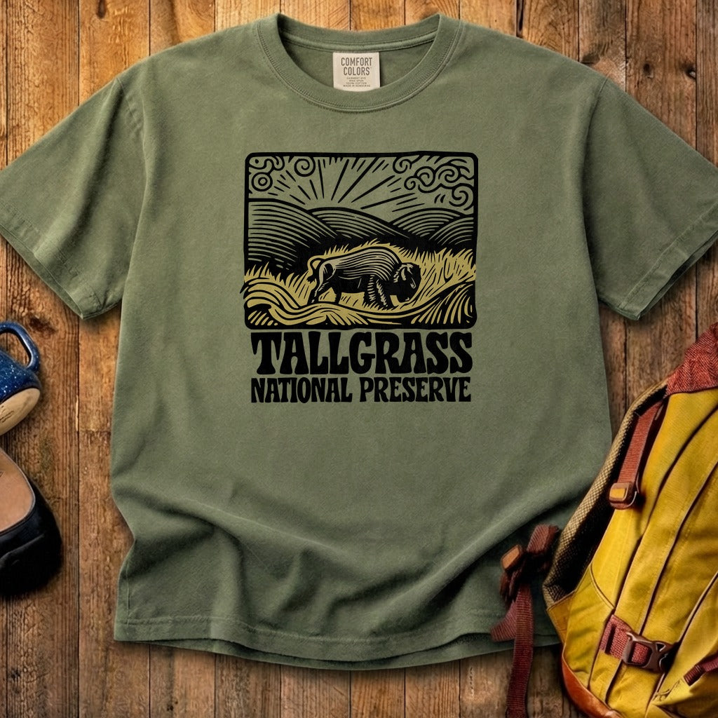 Tallgrass National Preserve Cotton T-Shirt