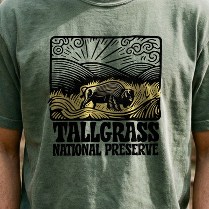 Tallgrass National Preserve Cotton T-Shirt