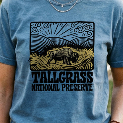 Tallgrass National Preserve Cotton T-Shirt