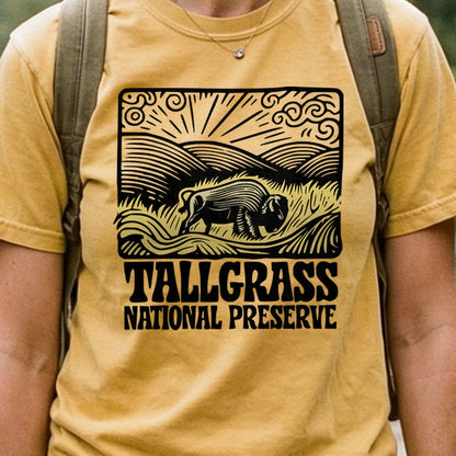 Tallgrass National Preserve Cotton T-Shirt