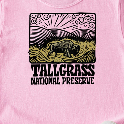 Tallgrass National Preserve Kids Cotton T-Shirt