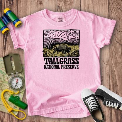 Tallgrass National Preserve Kids Cotton T-Shirt