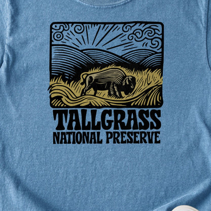 Tallgrass National Preserve Kids Cotton T-Shirt