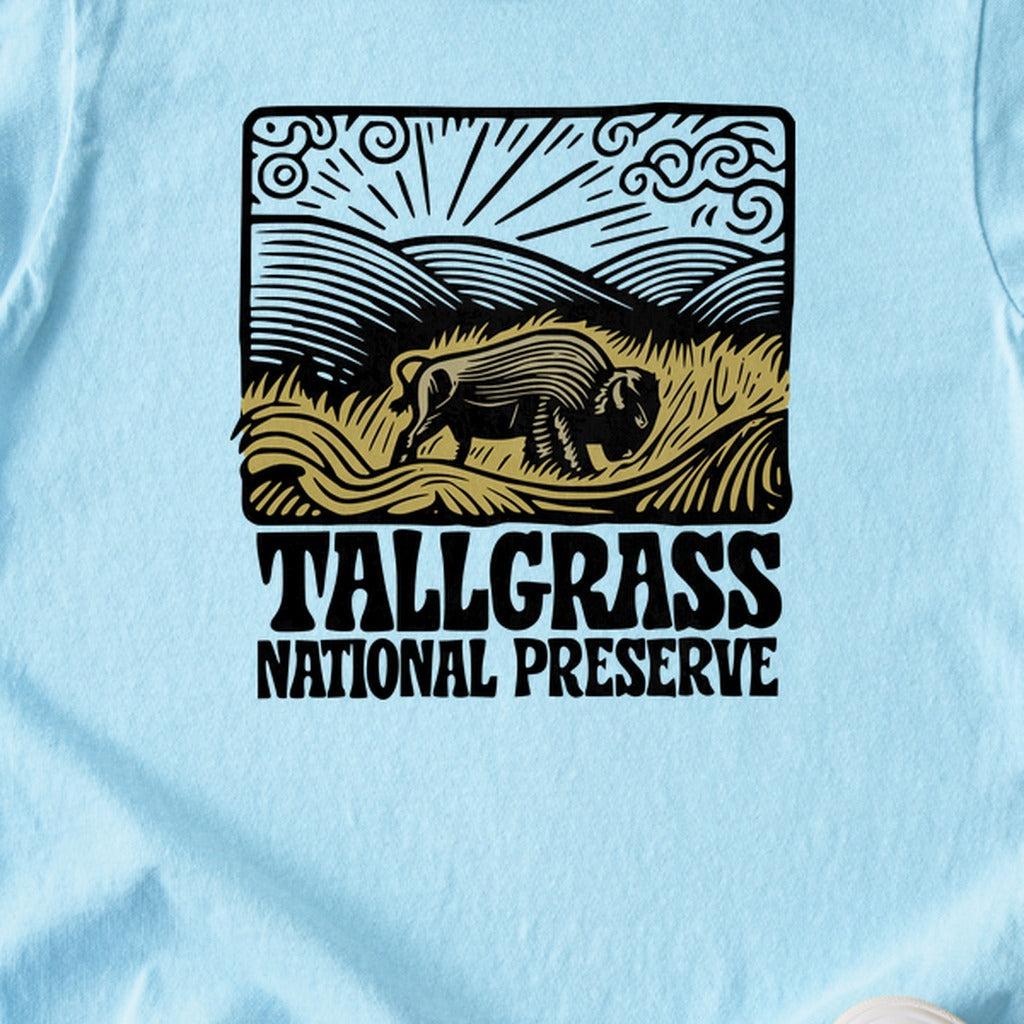 Tallgrass National Preserve Kids Cotton T-Shirt