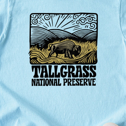 Tallgrass National Preserve Kids Cotton T-Shirt