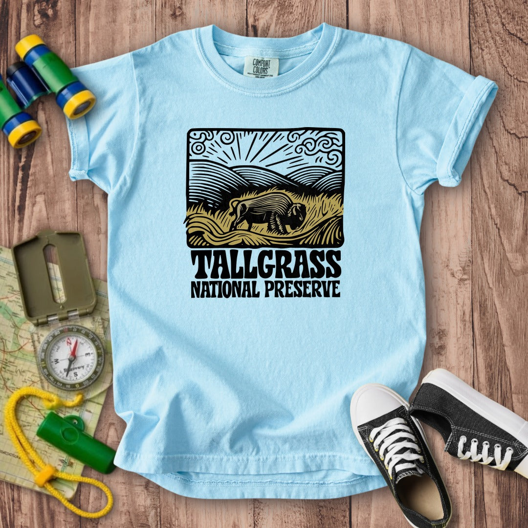 Tallgrass National Preserve Kids Cotton T-Shirt