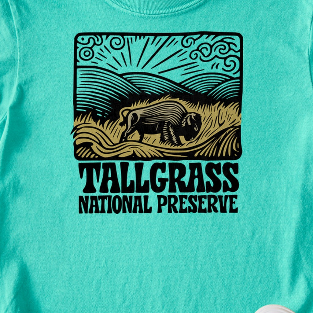 Tallgrass National Preserve Kids Cotton T-Shirt