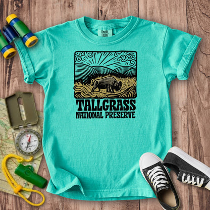 Tallgrass National Preserve Kids Cotton T-Shirt