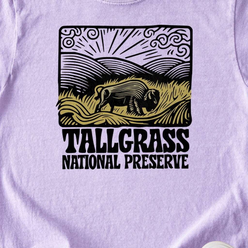 Tallgrass National Preserve Kids Cotton T-Shirt