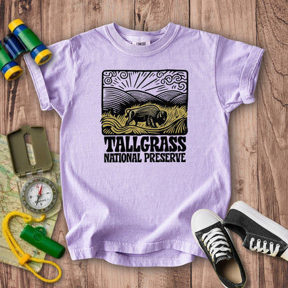 Tallgrass National Preserve Kids Cotton T-Shirt