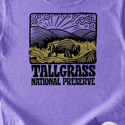Tallgrass National Preserve Kids Cotton T-Shirt