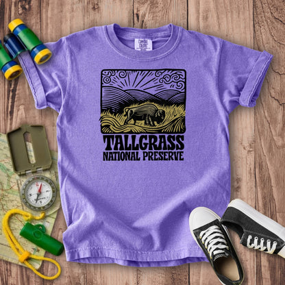 Tallgrass National Preserve Kids Cotton T-Shirt