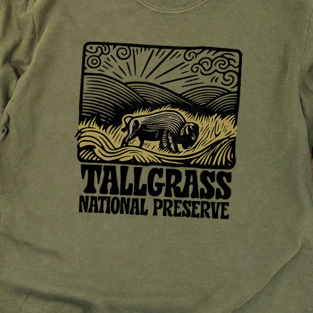 Tallgrass National Preserve Cotton Long Sleeve
