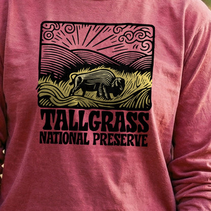 Tallgrass National Preserve Cotton Long Sleeve