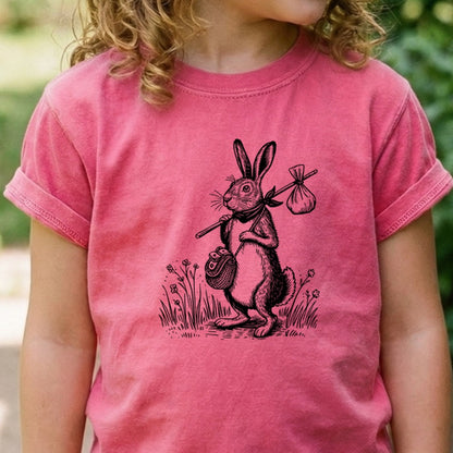 The Barehemian Hare Kids Cotton T-Shirt