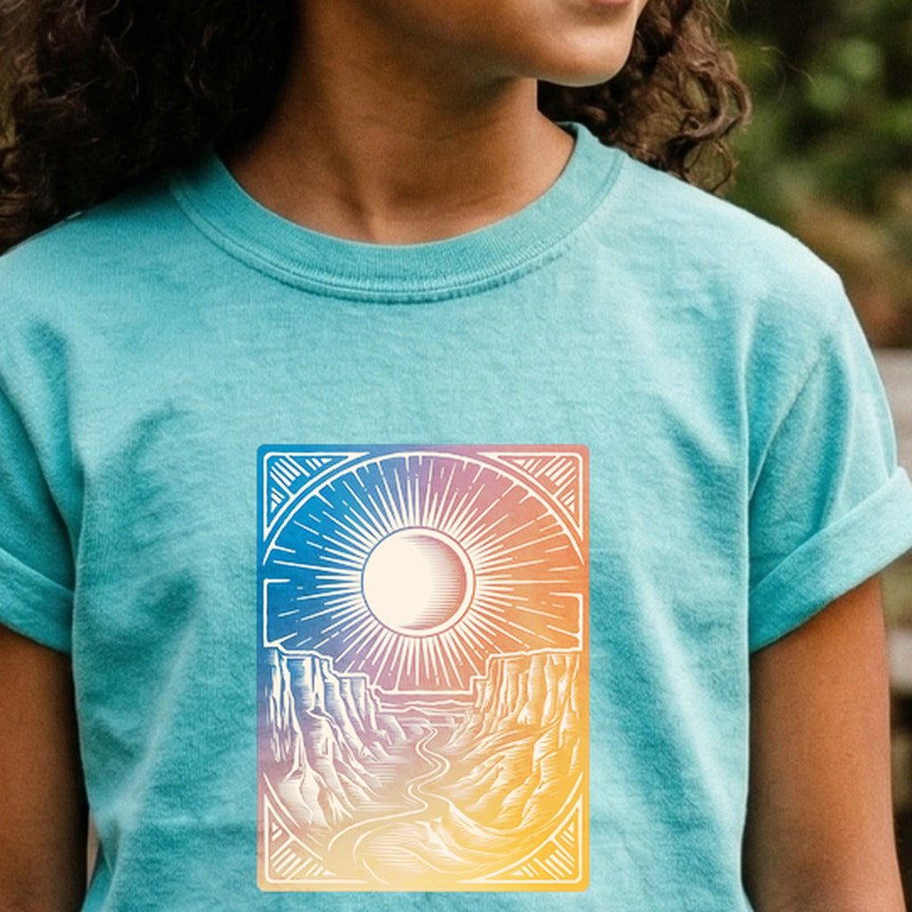 The Horizon Tarot Kids Cotton T-Shirt