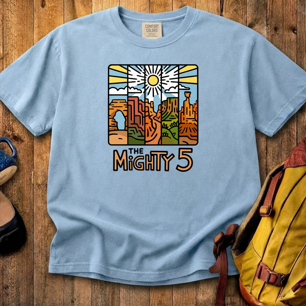 The Mighty 5 Cotton T-Shirt