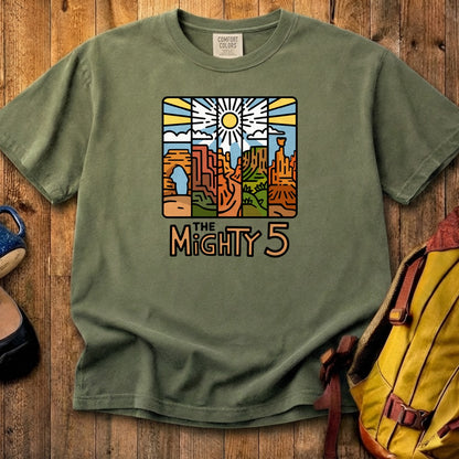 The Mighty 5 Cotton T-Shirt