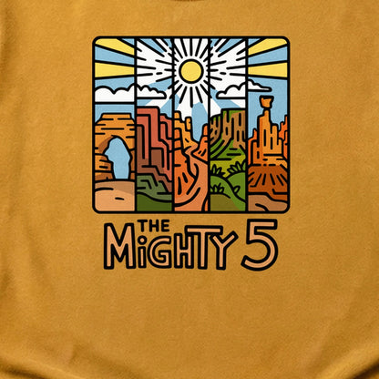 The Mighty 5 Cotton T-Shirt