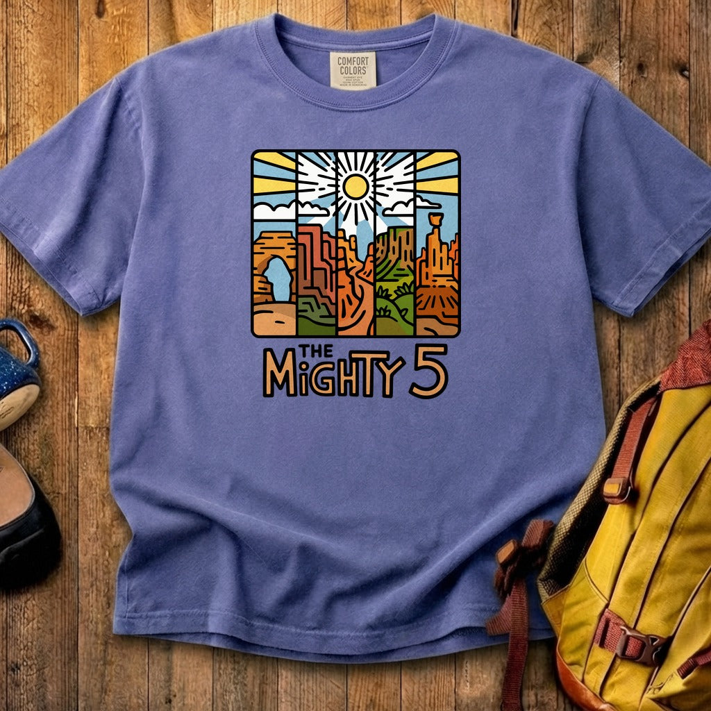 The Mighty 5 Cotton T-Shirt
