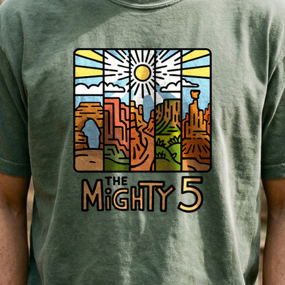 The Mighty 5 Cotton T-Shirt