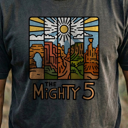 The Mighty 5 Cotton T-Shirt