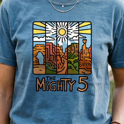 The Mighty 5 Cotton T-Shirt