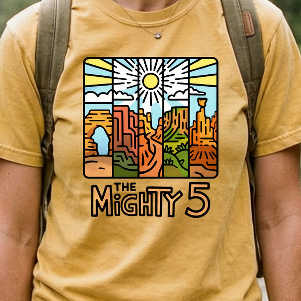 The Mighty 5 Cotton T-Shirt