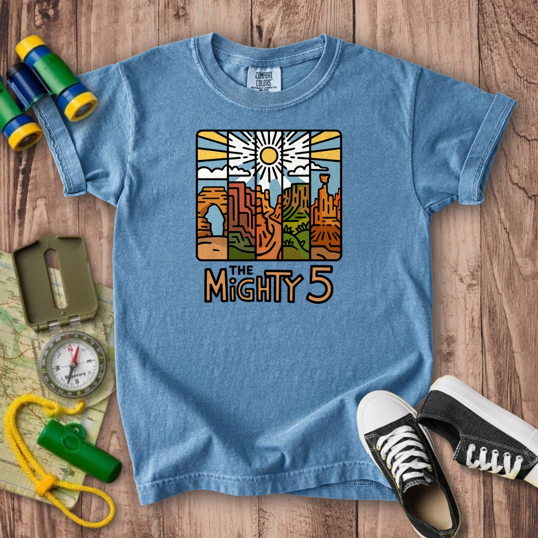 The Mighty 5 Kids Cotton T-Shirt