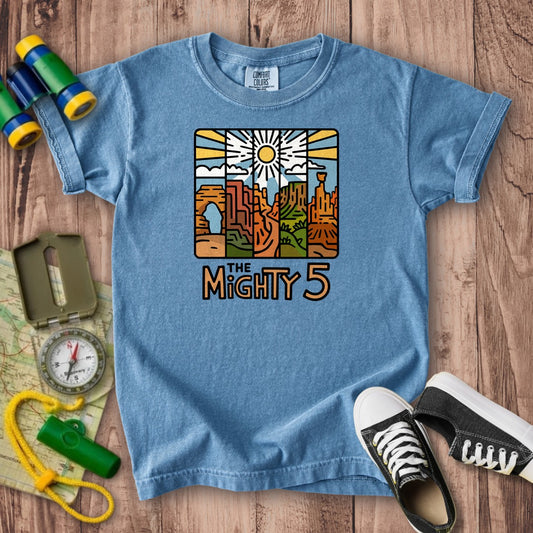 The Mighty 5 Kids Cotton T-Shirt