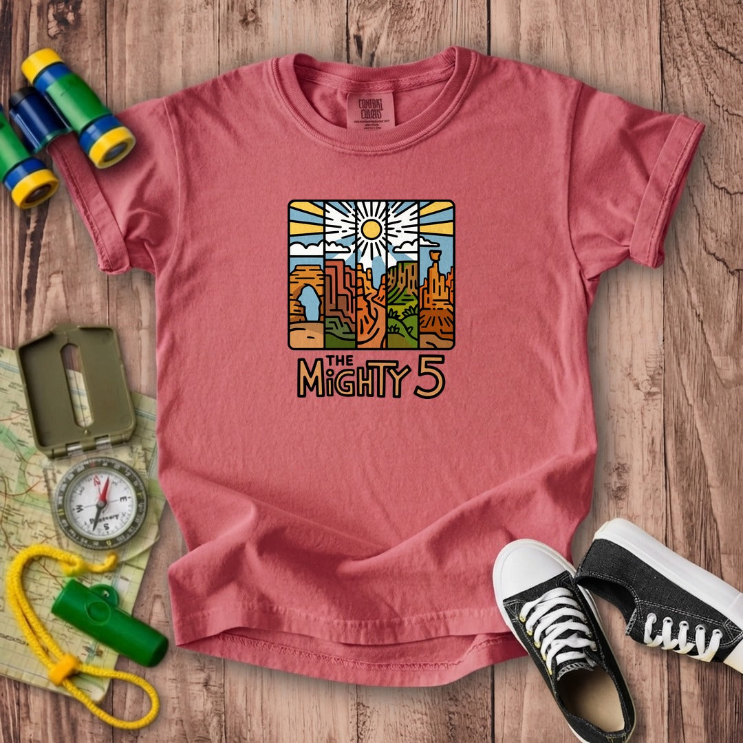 The Mighty 5 Kids Cotton T-Shirt