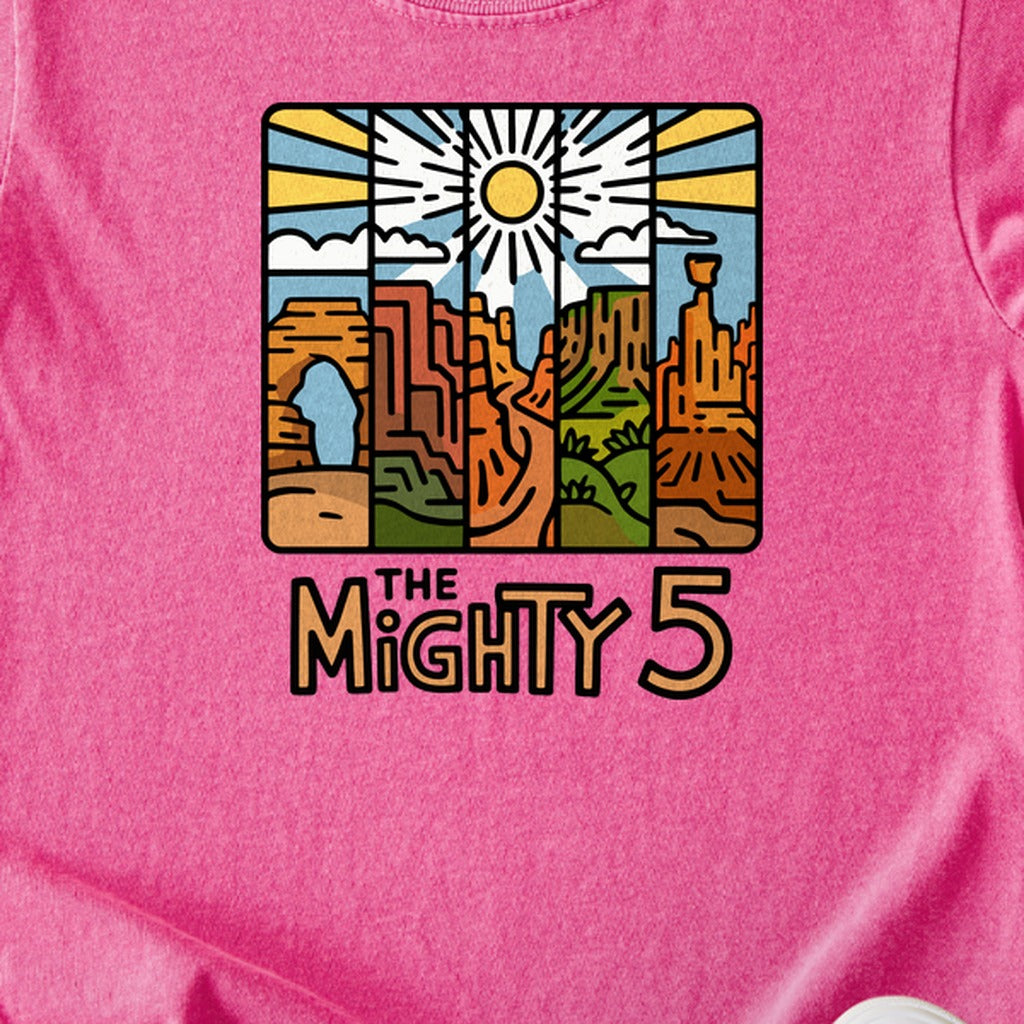 The Mighty 5 Kids Cotton T-Shirt