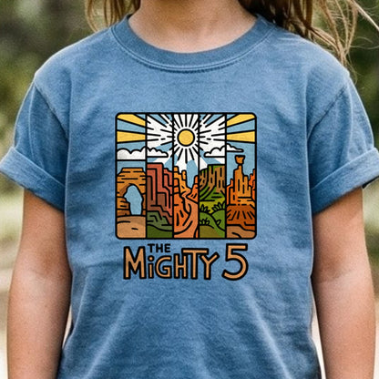 The Mighty 5 Kids Cotton T-Shirt