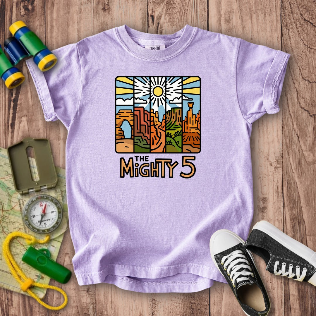 The Mighty 5 Kids Cotton T-Shirt