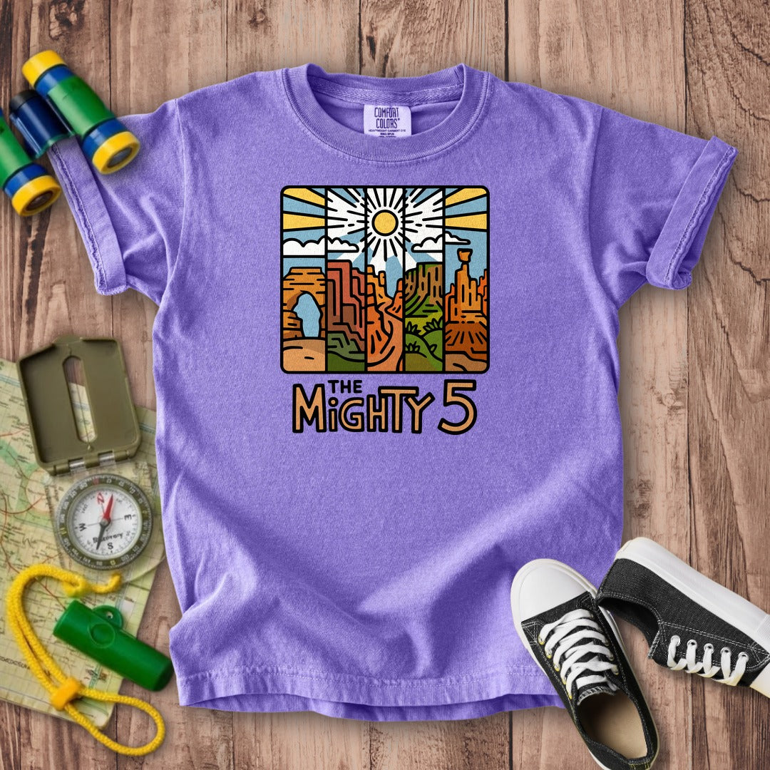 The Mighty 5 Kids Cotton T-Shirt