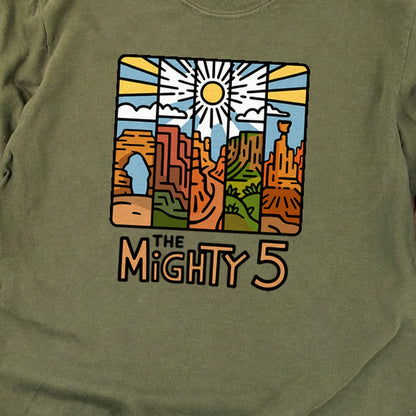 The Mighty 5 Cotton Long Sleeve