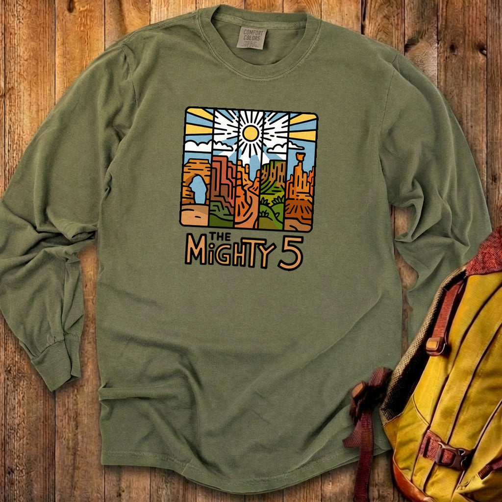 The Mighty 5 Cotton Long Sleeve