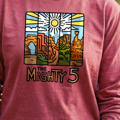 The Mighty 5 Cotton Long Sleeve