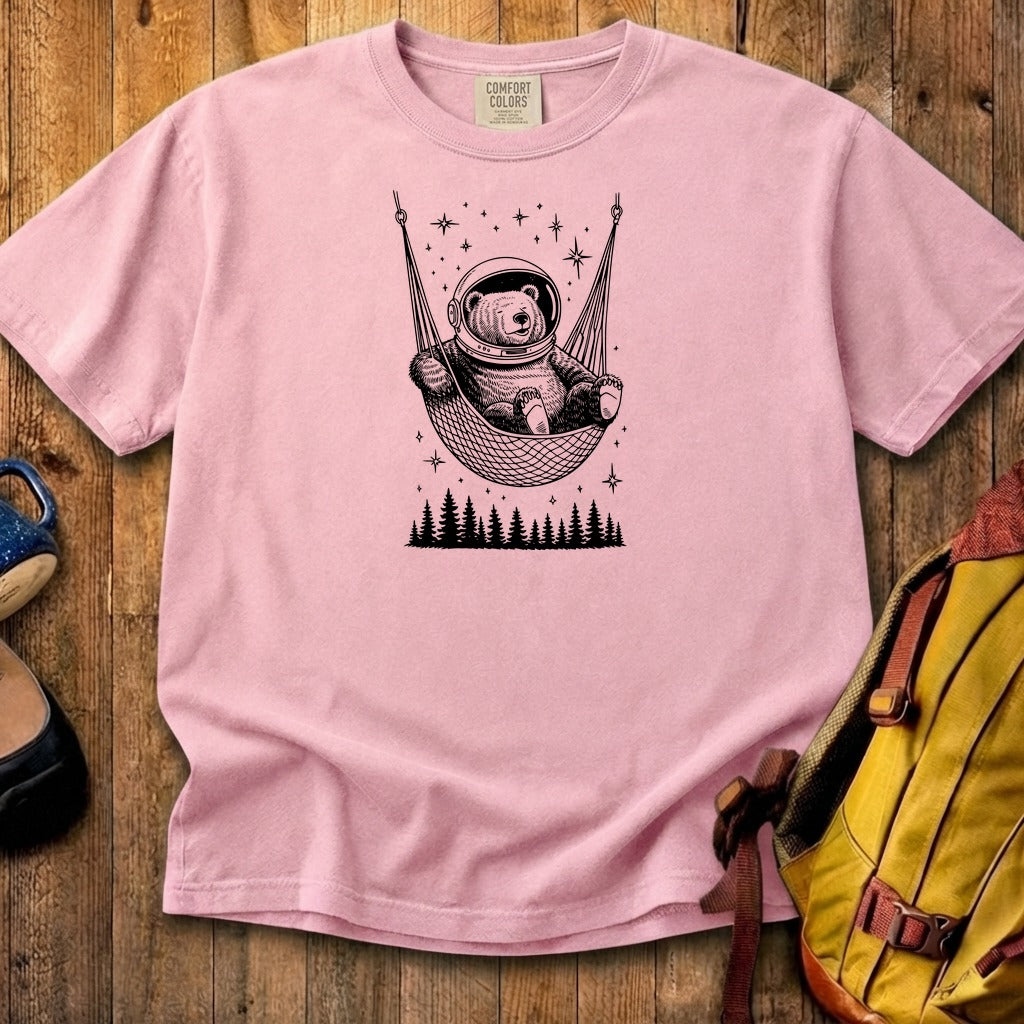 The Napstronaut Bear Cotton T-Shirt