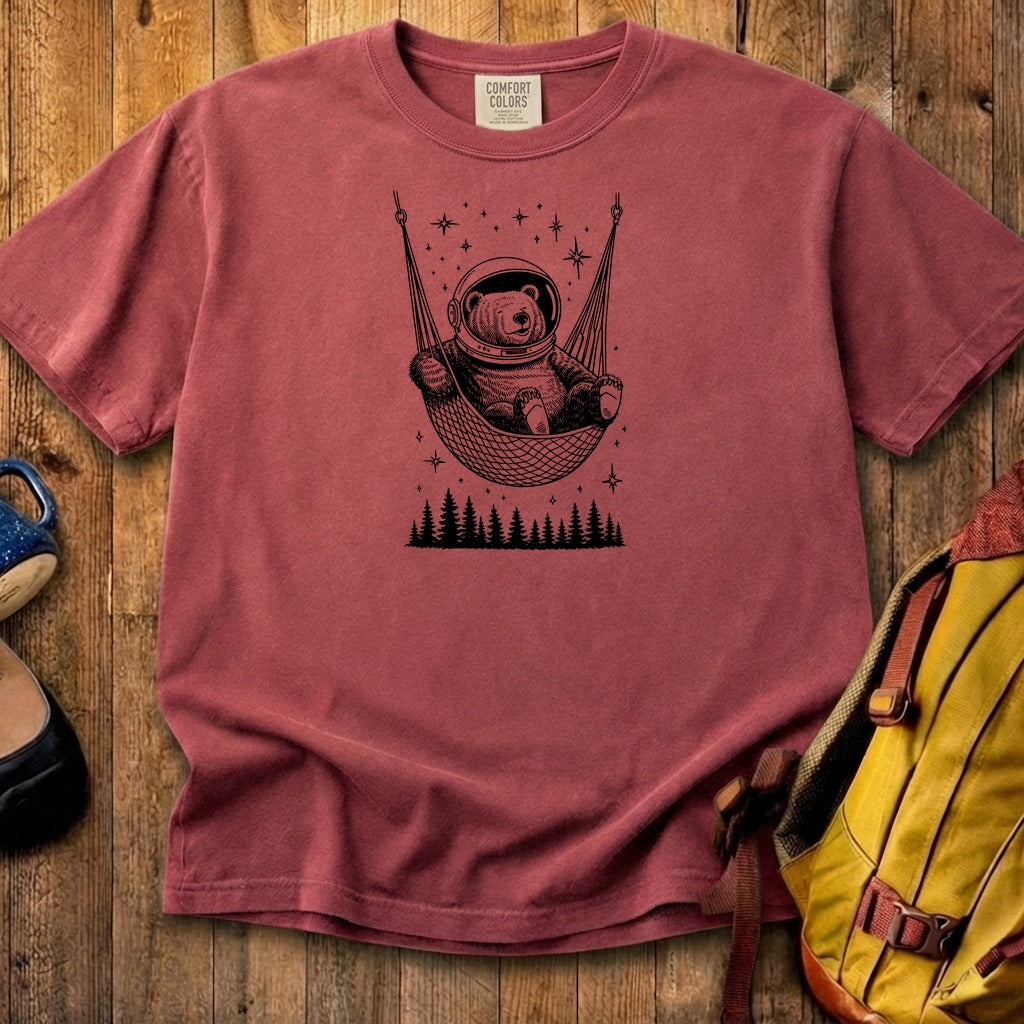 The Napstronaut Bear Cotton T-Shirt