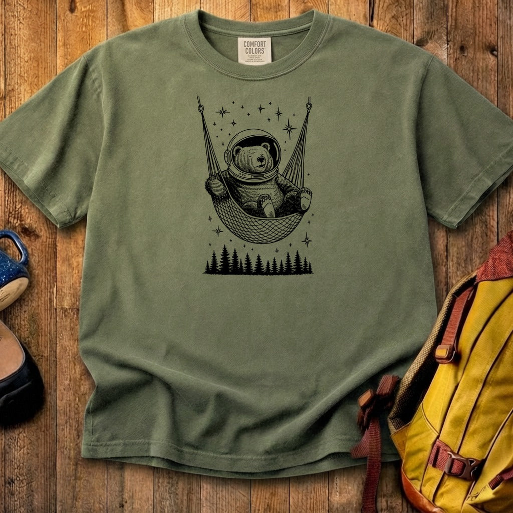 The Napstronaut Bear Cotton T-Shirt