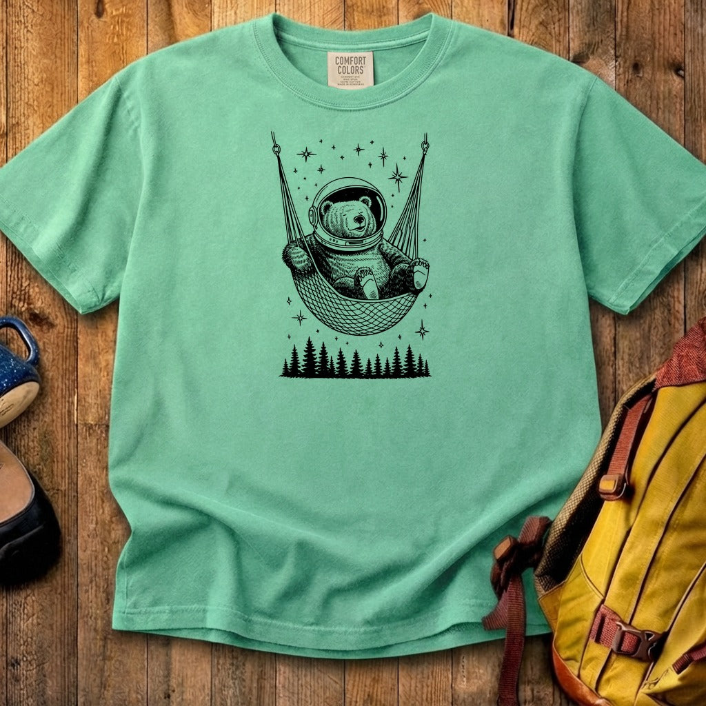 The Napstronaut Bear Cotton T-Shirt