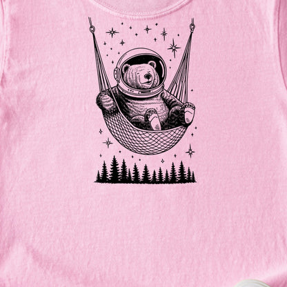 The Napstronaut Bear Kids Cotton T-Shirt