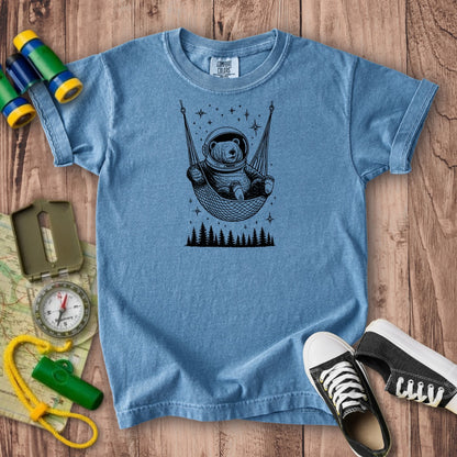 The Napstronaut Bear Kids Cotton T-Shirt