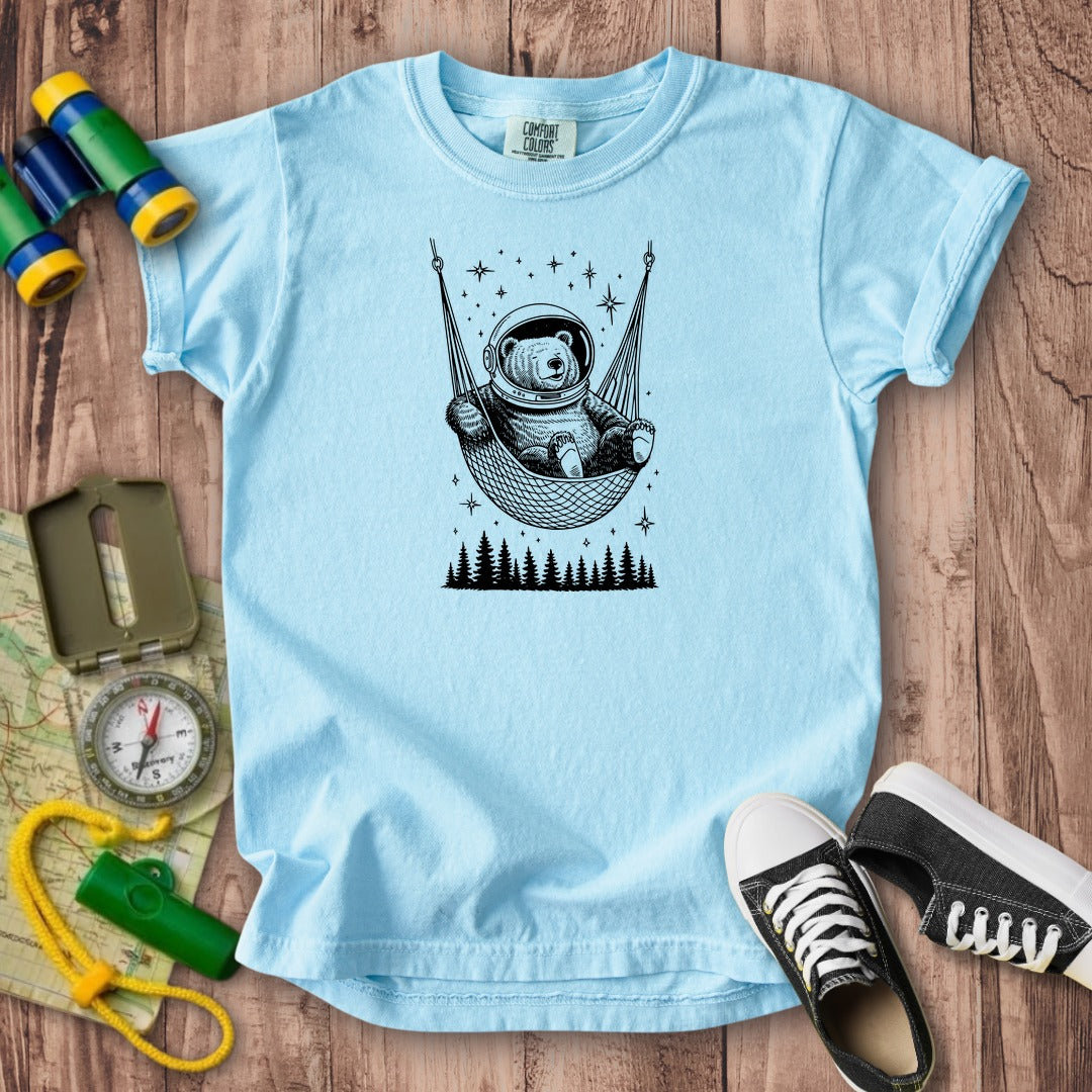 The Napstronaut Bear Kids Cotton T-Shirt