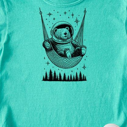 The Napstronaut Bear Kids Cotton T-Shirt