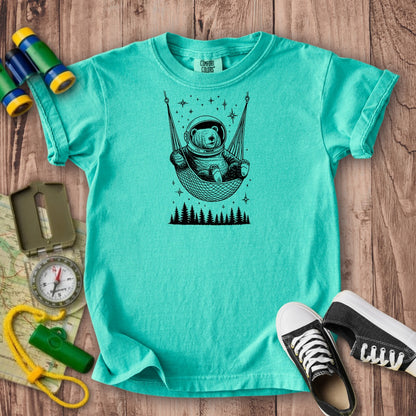 The Napstronaut Bear Kids Cotton T-Shirt